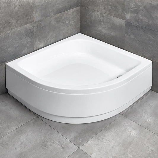 Аcrylic полукръгла душ кабина Radaway Samos A 80x80 cm бяла