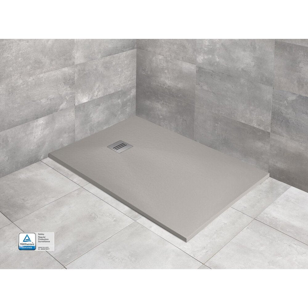 Правоъгълна композитна душ кабина Radaway Kyntos F 100x90 cm черна