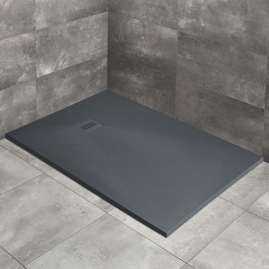 РадAway Kyntos F композитен правоъгълен душ под 120x70 cm антрацит