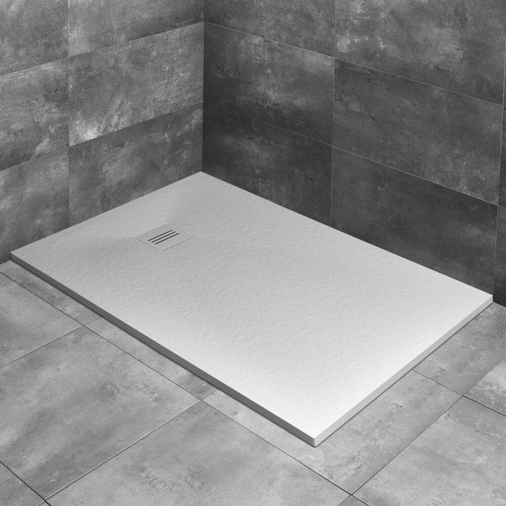 РадAway Kyntos F 160x80 cm бяла композитна душ кабина