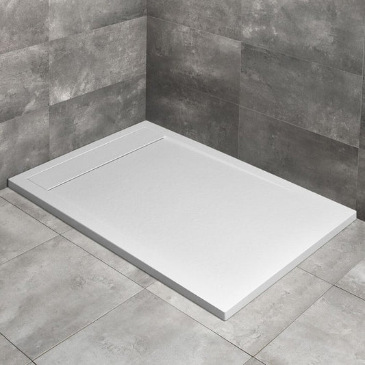 Душ кабина от композит Radaway Teos F 100x70 cm бяла
