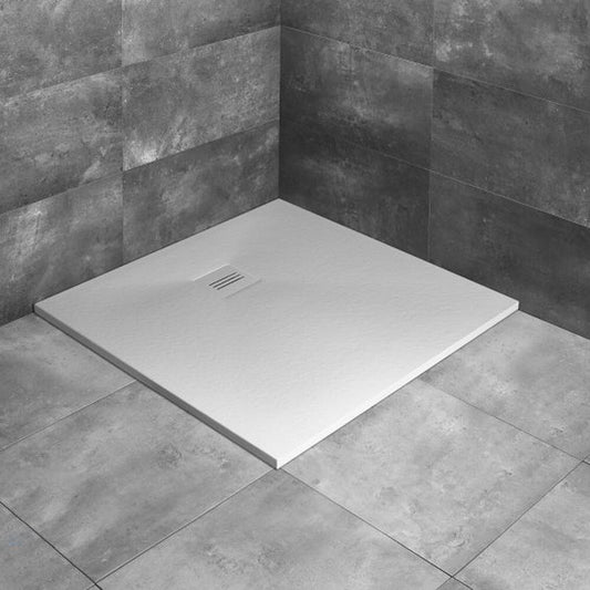 Квадратна душ кабина от композит Radaway Kyntos C 100x100 cm бяла