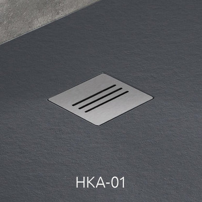 Квадратна душ кабина композит Radaway Kyntos C 100x100 cm антрацит