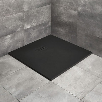 Квадратна душ кабина композит Radaway Kyntos C 100x100 cm черна