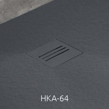 Квадратна душ кабина от композит Radaway Kyntos C 80x80 cm антрацит