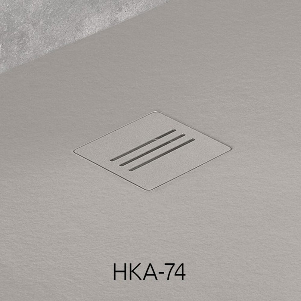 Квадратна душ кабина от композит Radaway Kyntos C 80x80 cm сив цимент