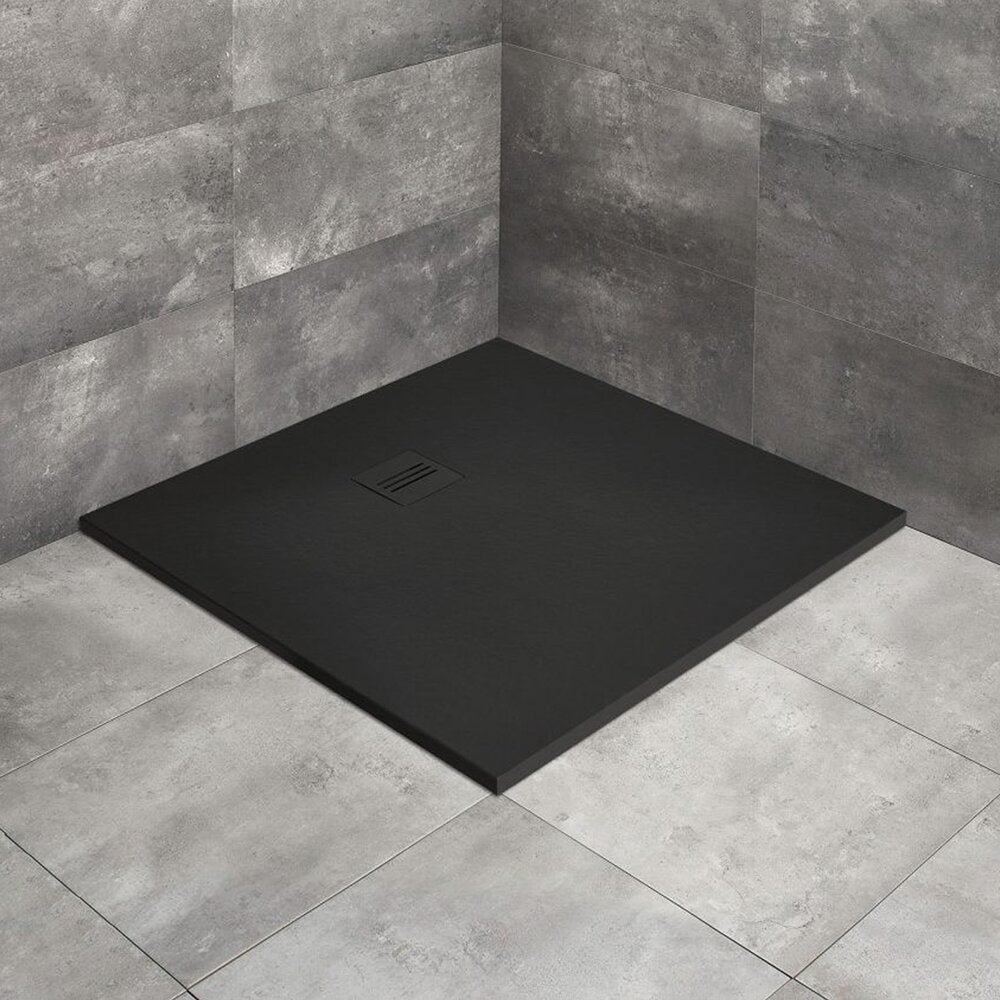 Квадратна душ кабина Radaway Kyntos C 90x90 cm черна