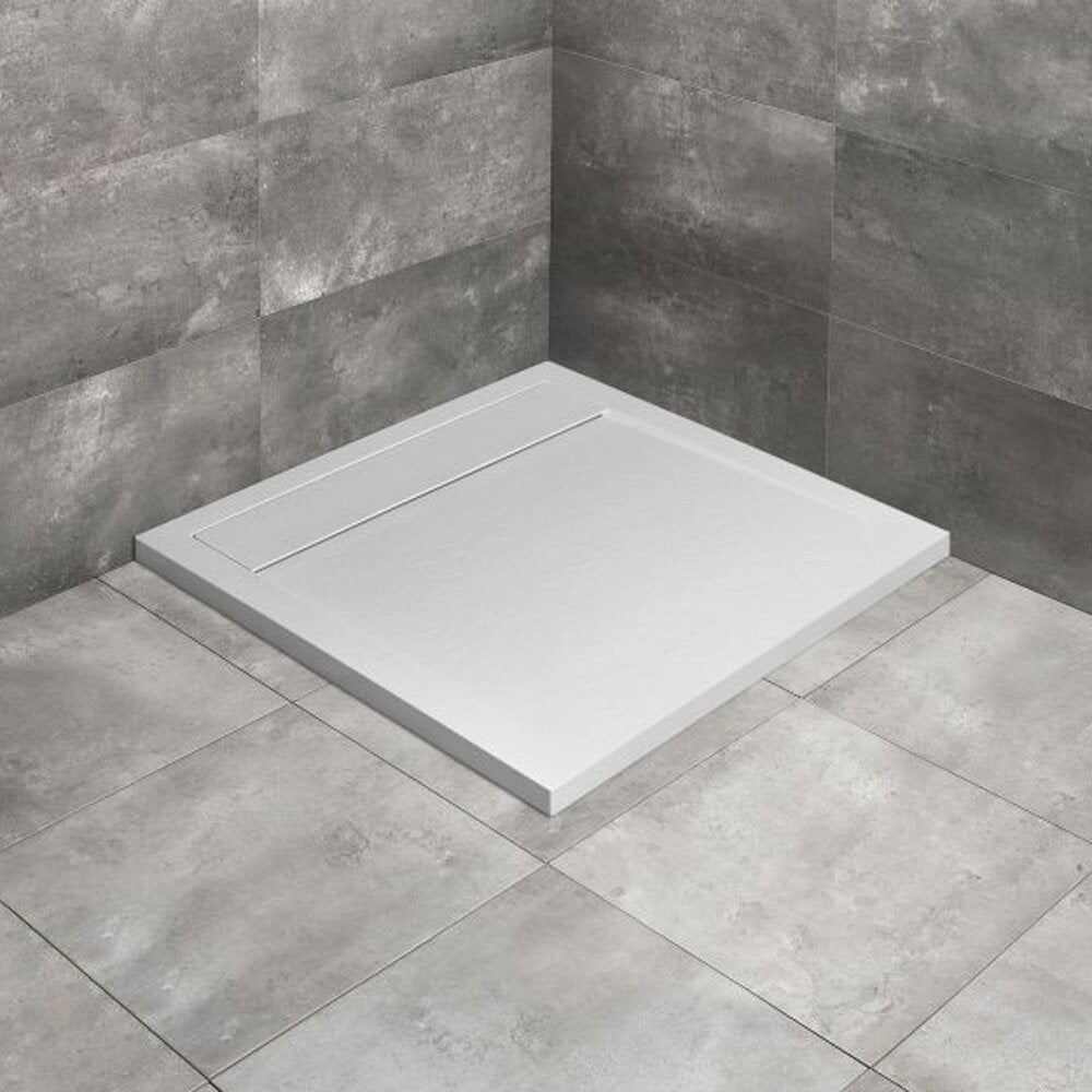 Квадратна душ кабина от композит Radaway Teos C 80x80 cm бяла