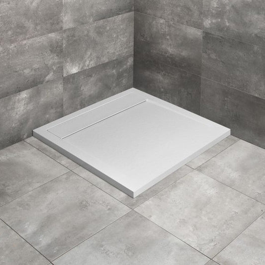 Квадратна душ кабина от композит Radaway Teos C 90x90 cm бяла