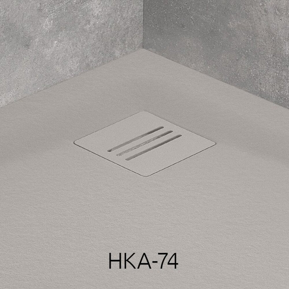 Полукръгла душ кабина Radaway Kyntos A 100x100 cm сив цимент