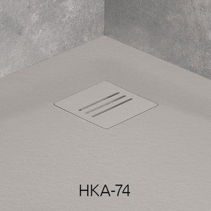 Полукръгла душ кабина Radaway Kyntos A 100x100 cm сив цимент