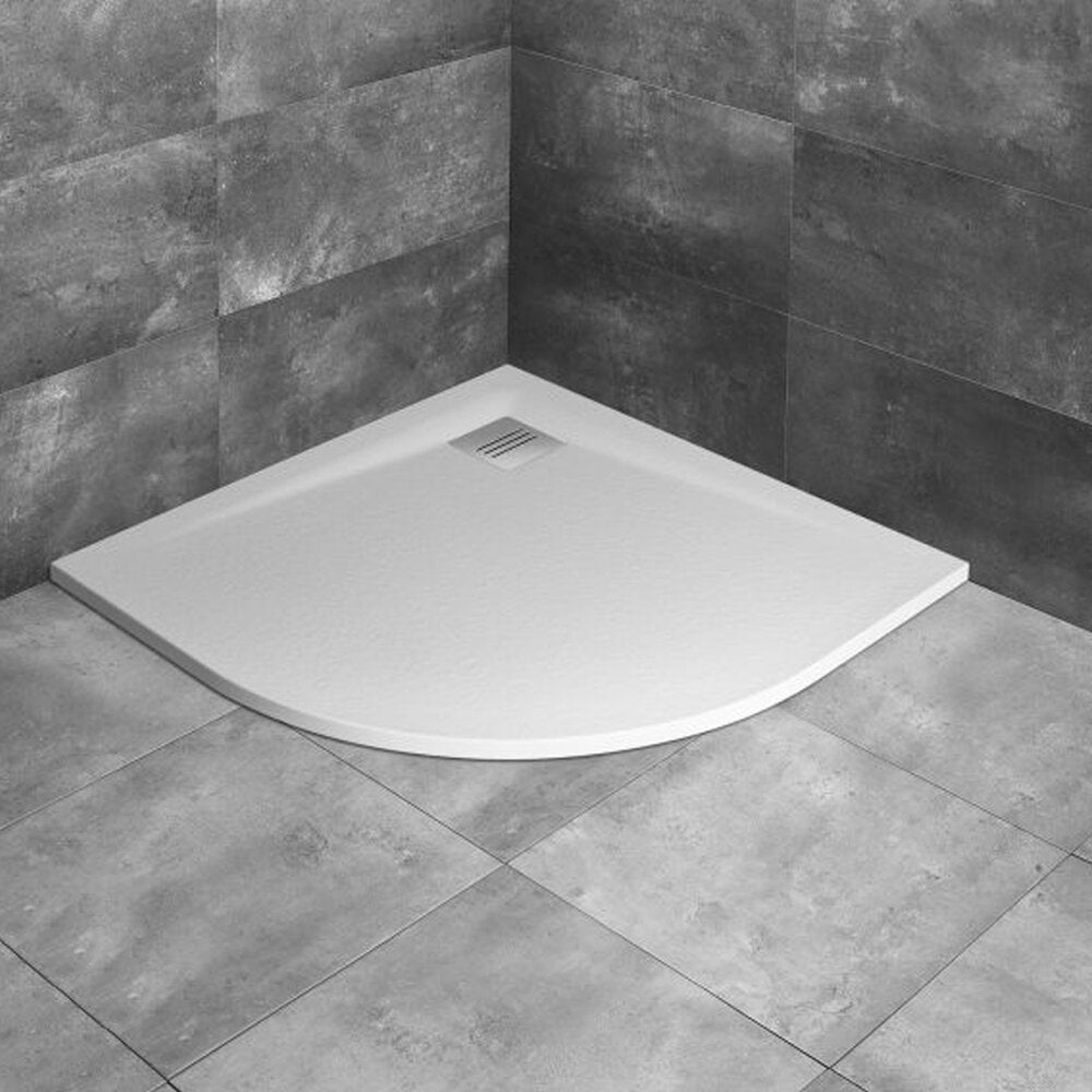 Полуокръгла душ кабина Radaway Kyntos A 80x80 cm бяла
