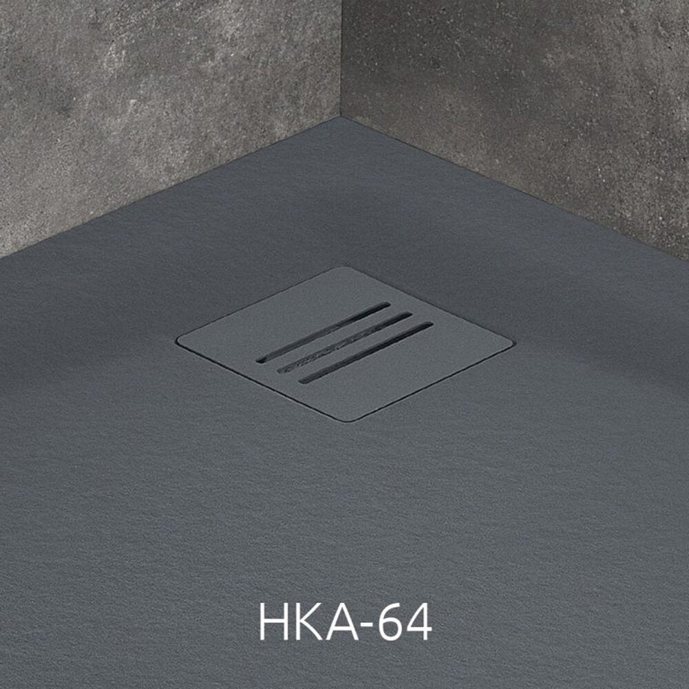 Полуокръгла душ кабина Radaway Kyntos A 80x80 cm антрацит