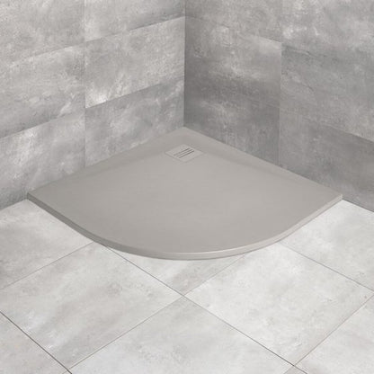 Полуокръгла душ кабина Radaway Kyntos A 90x90 cm сив цимент