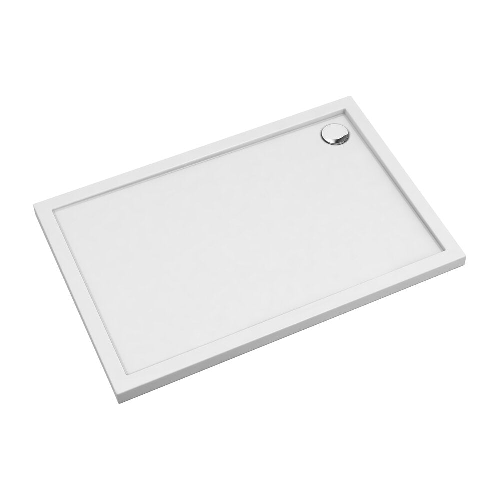 Omnires Merton Rectangular Shower Tray White 80x100 cm