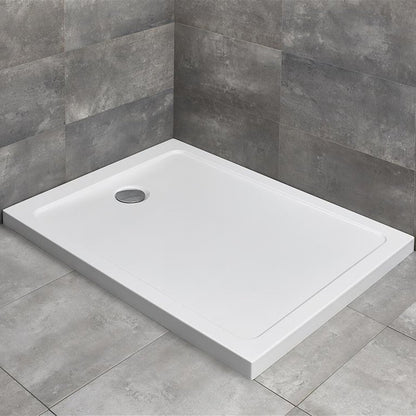 Правоъгълна душ кабина Radaway Doros F 160x90 cm бял акрил