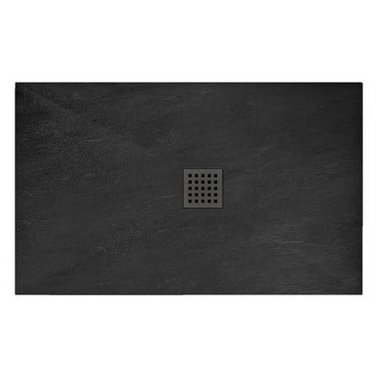 Правоъгълна душ кабина Rea Rock 90x120 черна