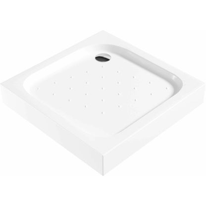 Квадратна душ кабина Deante Funkia бяла 90x90 см
