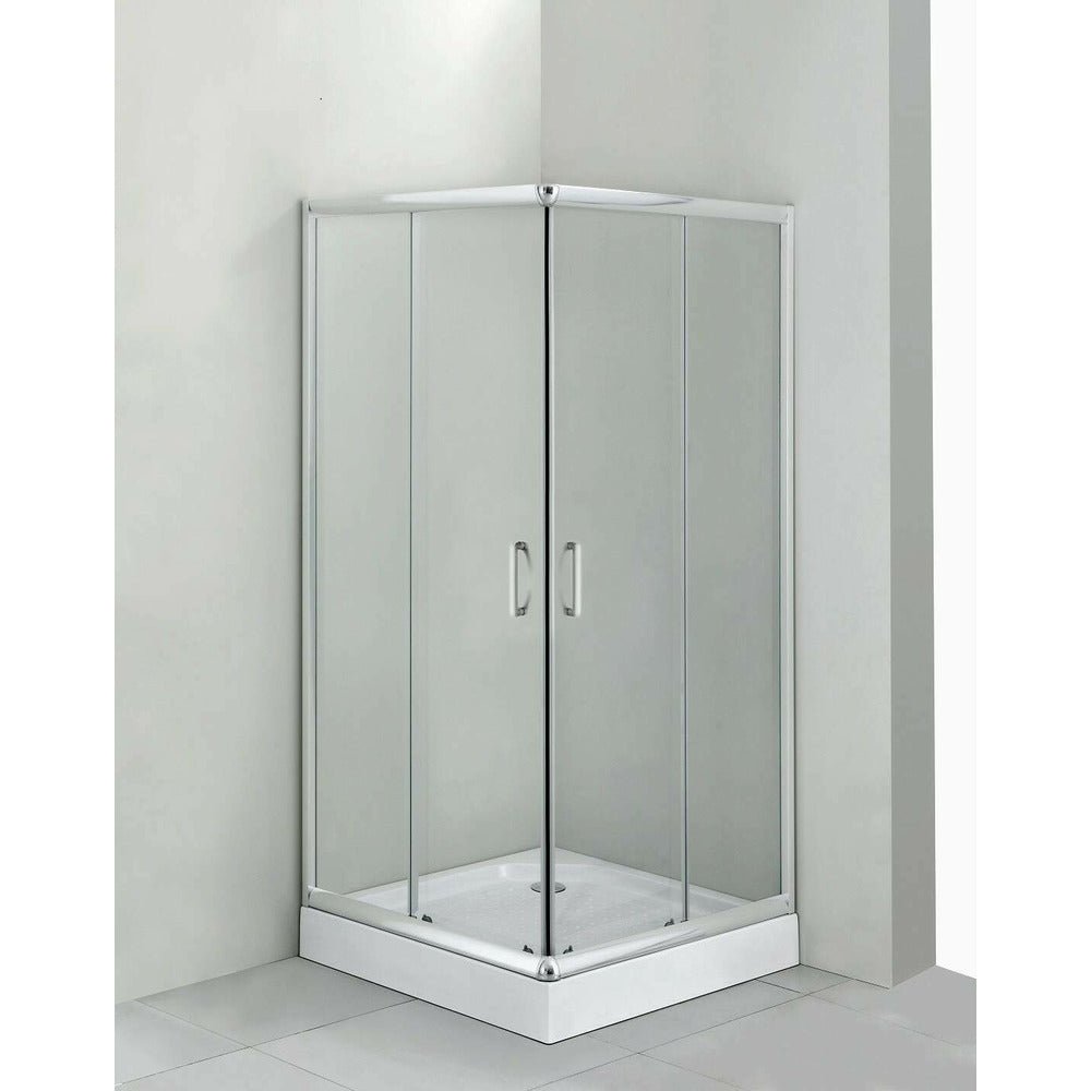 Квадратна душ кабина Deante Funkia бяла 90x90 см