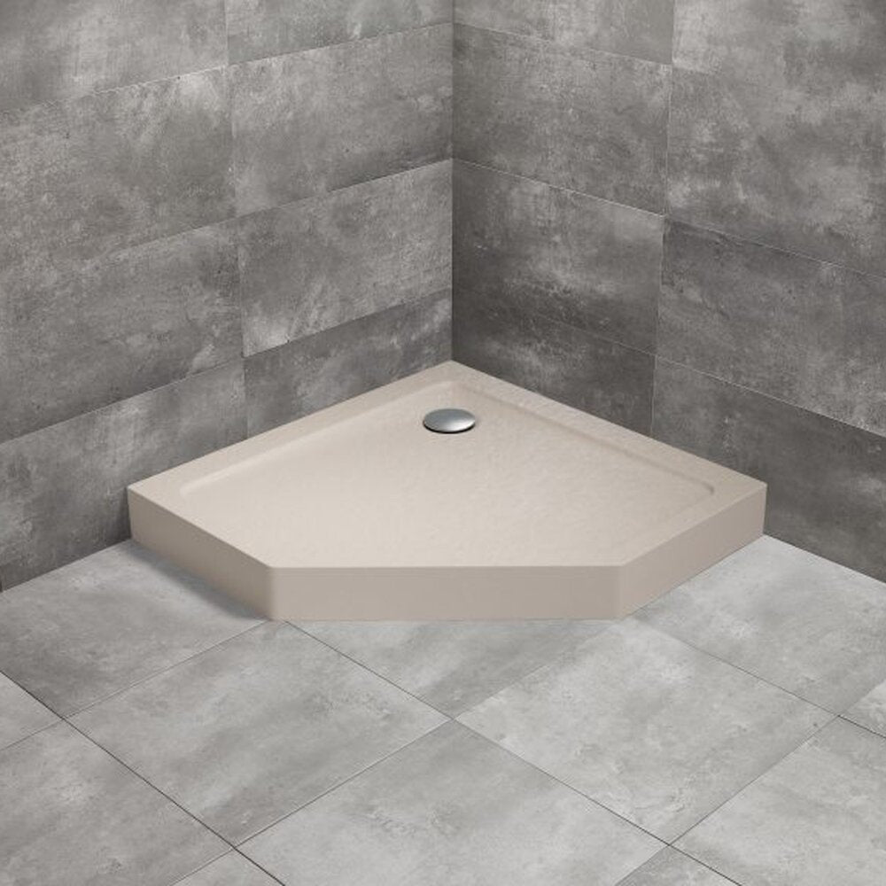 Пентагонална душ кабина Radaway Doros PT Compact Stone 80x80 cm акрил касмир