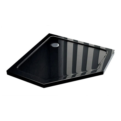 Пентaгонална душ кабина Rea Diamond 90x90 черна