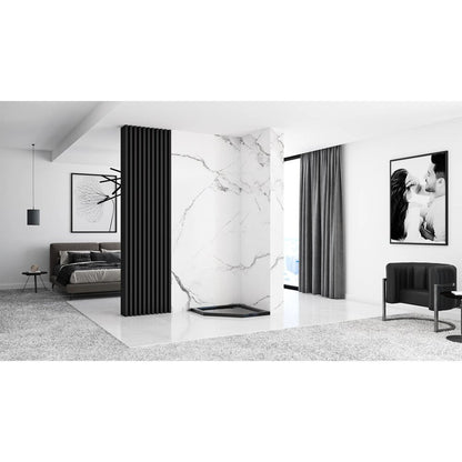 Пентaгонална душ кабина Rea Diamond 90x90 черна