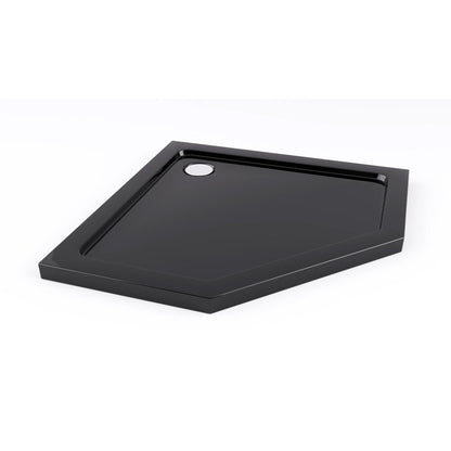 Пентaгонална душ кабина Rea Diamond 90x90 черна
