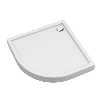 Semi-Round Shower Tray Omnires Camden White 90x90 cm