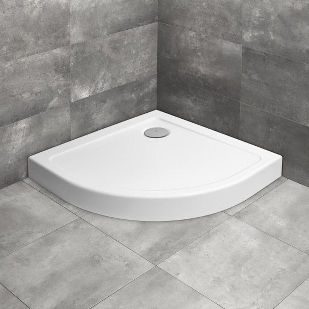 Семирундова душ кабина Radaway Doros A Compact 80x80 cm бяла акрилна