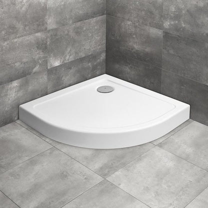 Семирундова душ кабина Radaway Doros A Compact 80x80 cm бяла акрилна