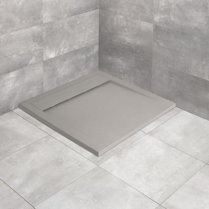 Душ кабина композитна квадратна Radaway Teos C 90x90 cm сив-цимент