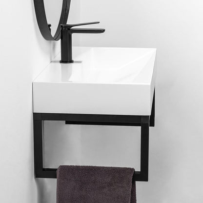 Rea Goya 70 cm Black Washbasin Frame