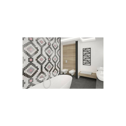 Сушилник за кърпи Rune Alva 1187x530 mm черен сатен