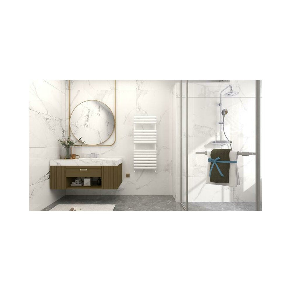 Сушилник за хавлии Rune Hima 1200x500 mm бял мат