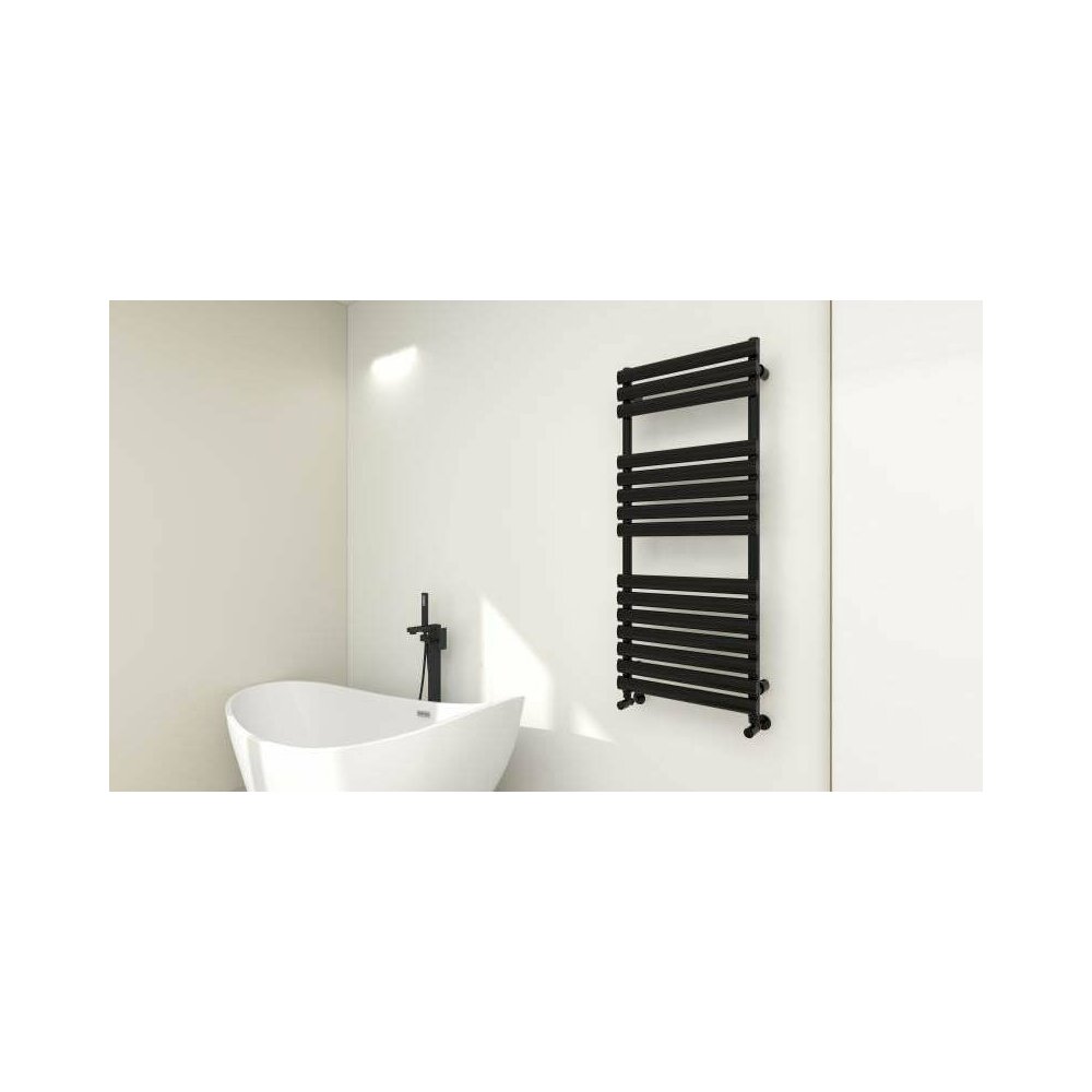 Сушилник за кърпи Rune Hima 1200x500 mm матово черен