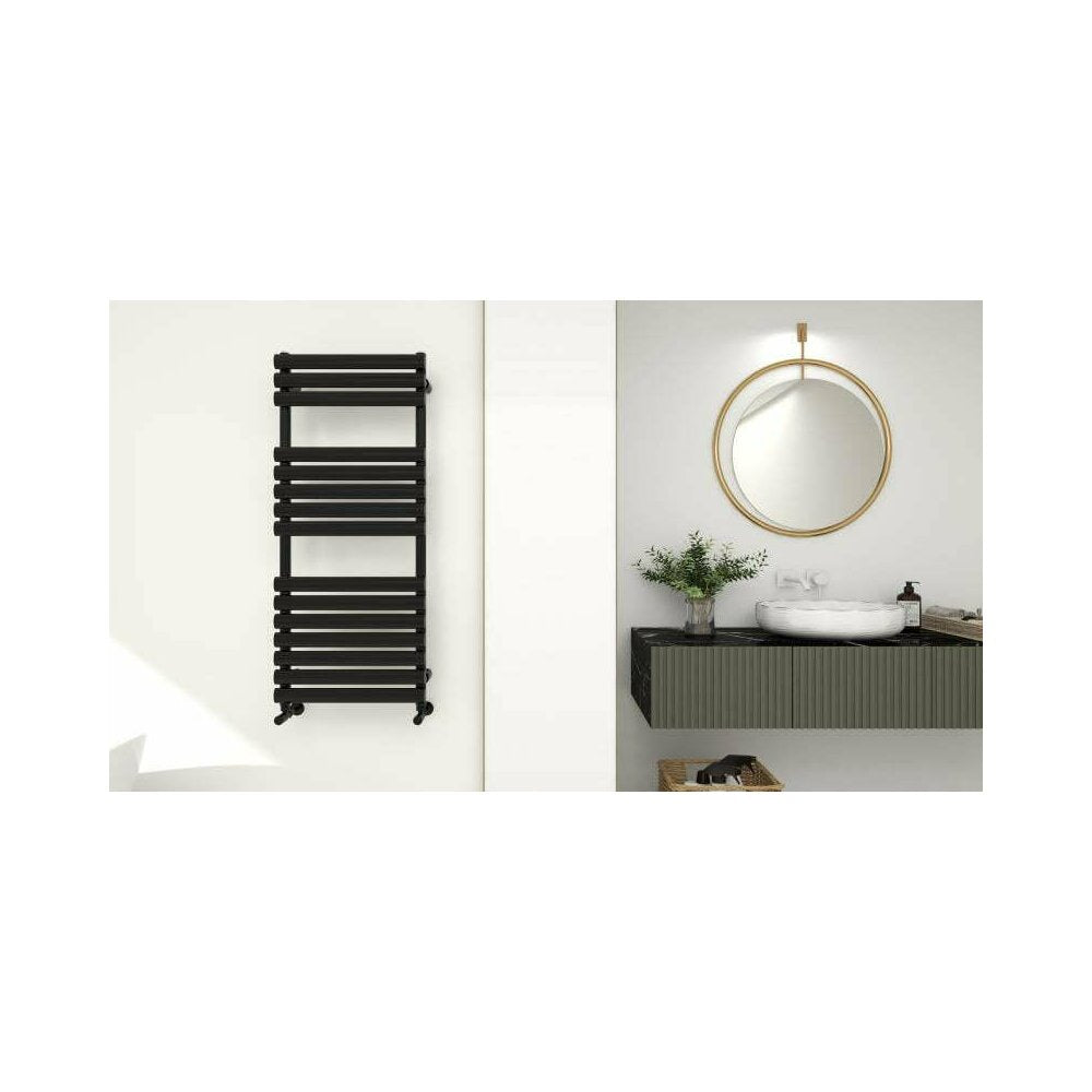 Сушилник за кърпи Rune Hima 1200x500 mm матово черен