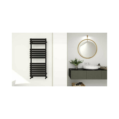 Сушилник за кърпи Rune Hima 1200x500 mm матово черен