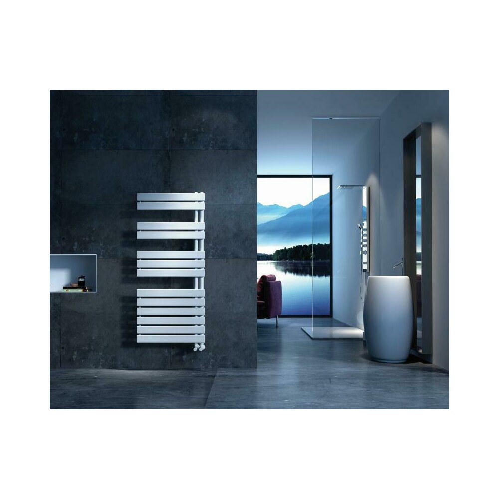 Сушилник за хавлии Rune Lysa 1355x550 mm бял гланц