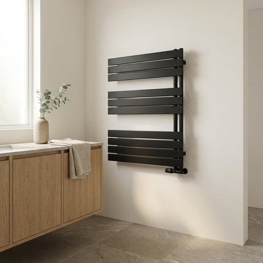 Сушилник за кърпи Rune Lysa 900x500 mm матово черен