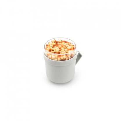 Чаша с капак Brabantia Make&Take 600ml, Светлосив 1006295