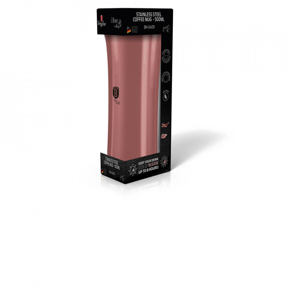 Термос чаша за кафе 0.5 L I-Rose Line Collection Berlinger Haus BH 6409