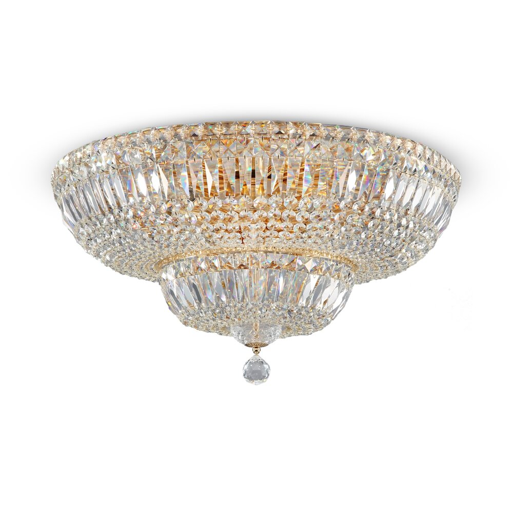 Maytoni Basfor Gold Chandelier 16 Bulbs