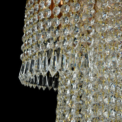 Maytoni Cascade Chandelier Gold 12 Bulbs