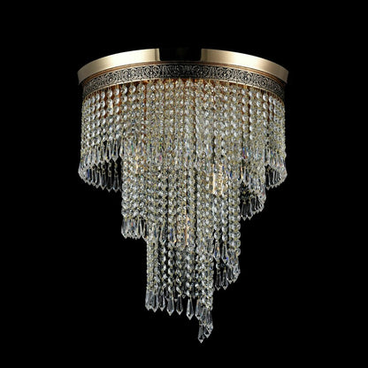 Maytoni Cascade Chandelier Gold 7 Bulbs