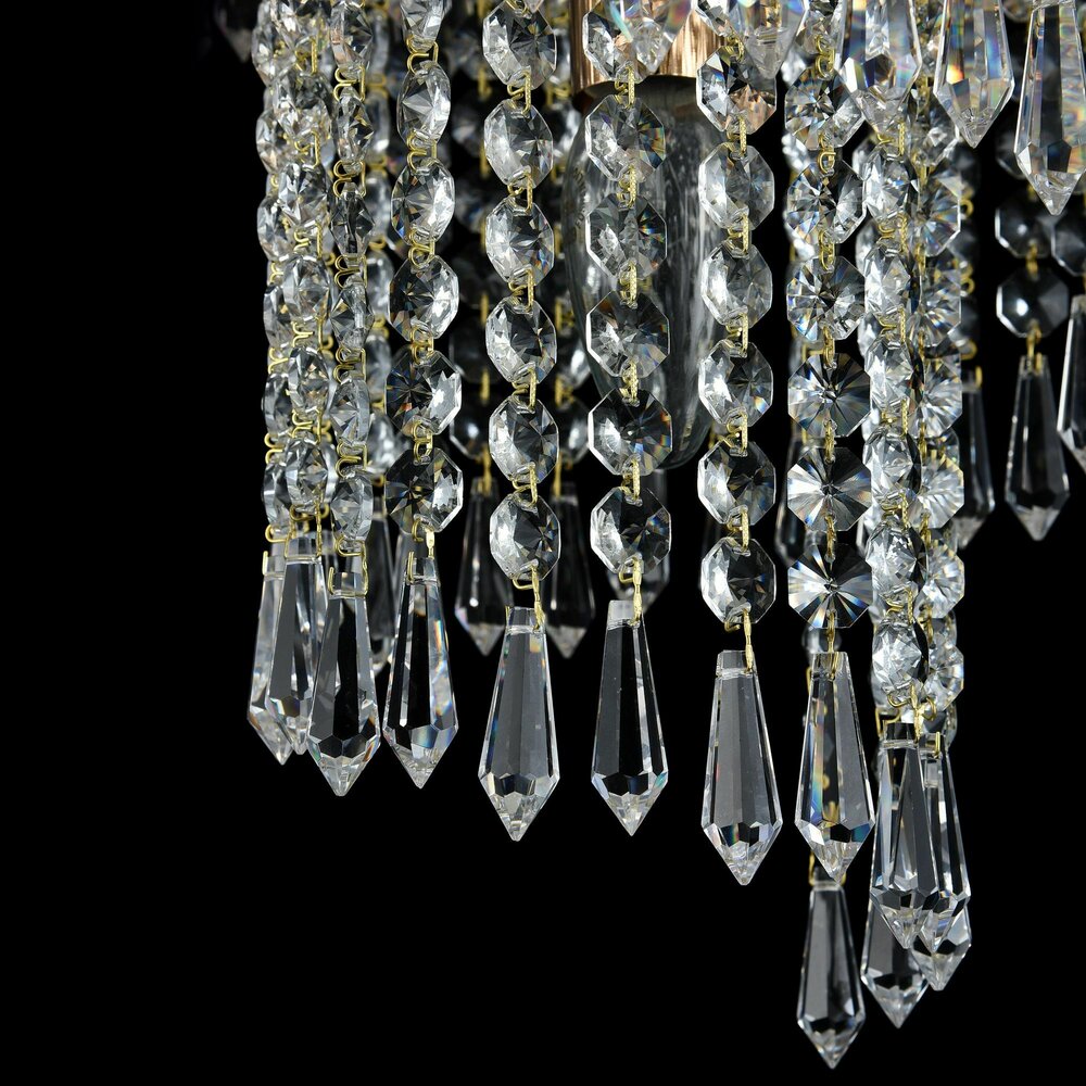 Maytoni Cascade Chandelier Gold 7 Bulbs