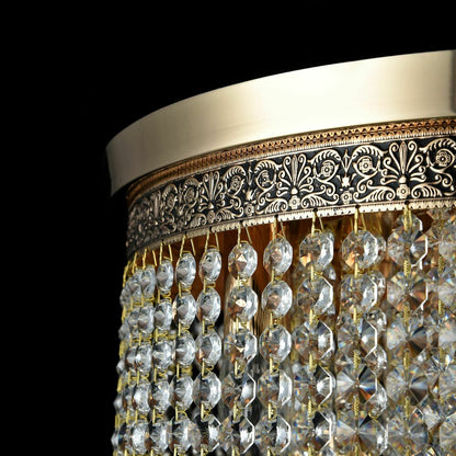 Maytoni Cascade Chandelier Gold 7 Bulbs