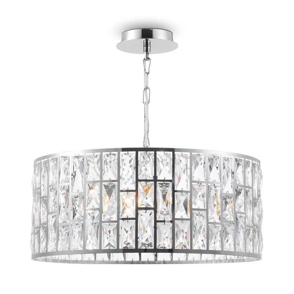 Maytoni Gelid Chandelier Chrome/Clear 4 Bulbs