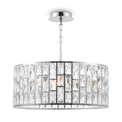 Maytoni Gelid Chandelier Chrome/Clear 4 Bulbs