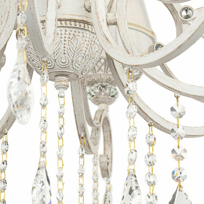 Maytoni Grace White/White Chandelier 10 Bulbs