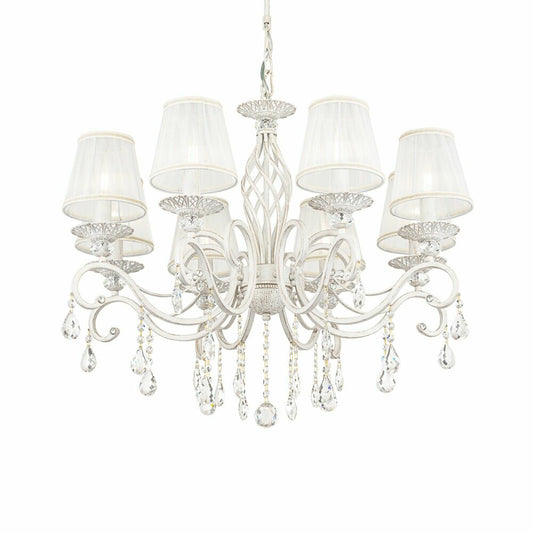 Maytoni Grace White/White Chandelier 8 Bulbs